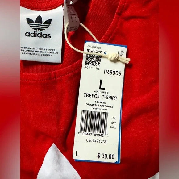 Brand New Adidas Originals Adicolor Trefoil Tee - Picture 2 of 6
